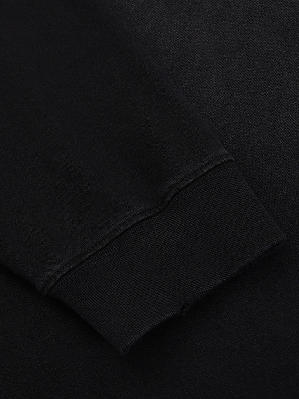 Navy Noir Snow Wash Raw Edge Cotton T-Shirt