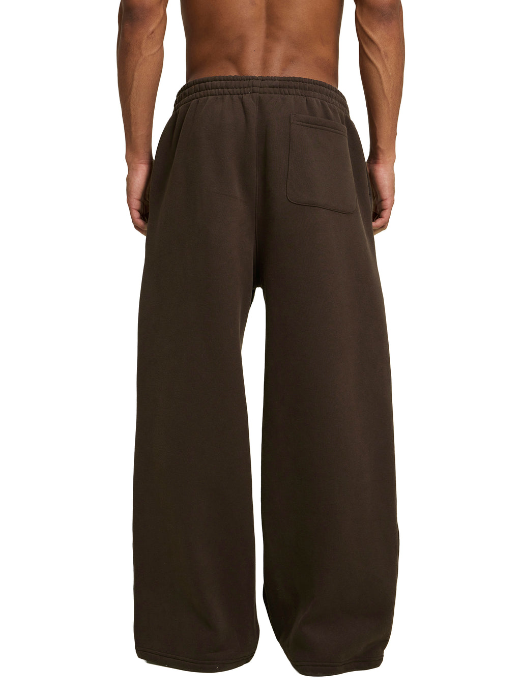 Navy Noir Fleece Drawstring Straight-Leg Sweatpants