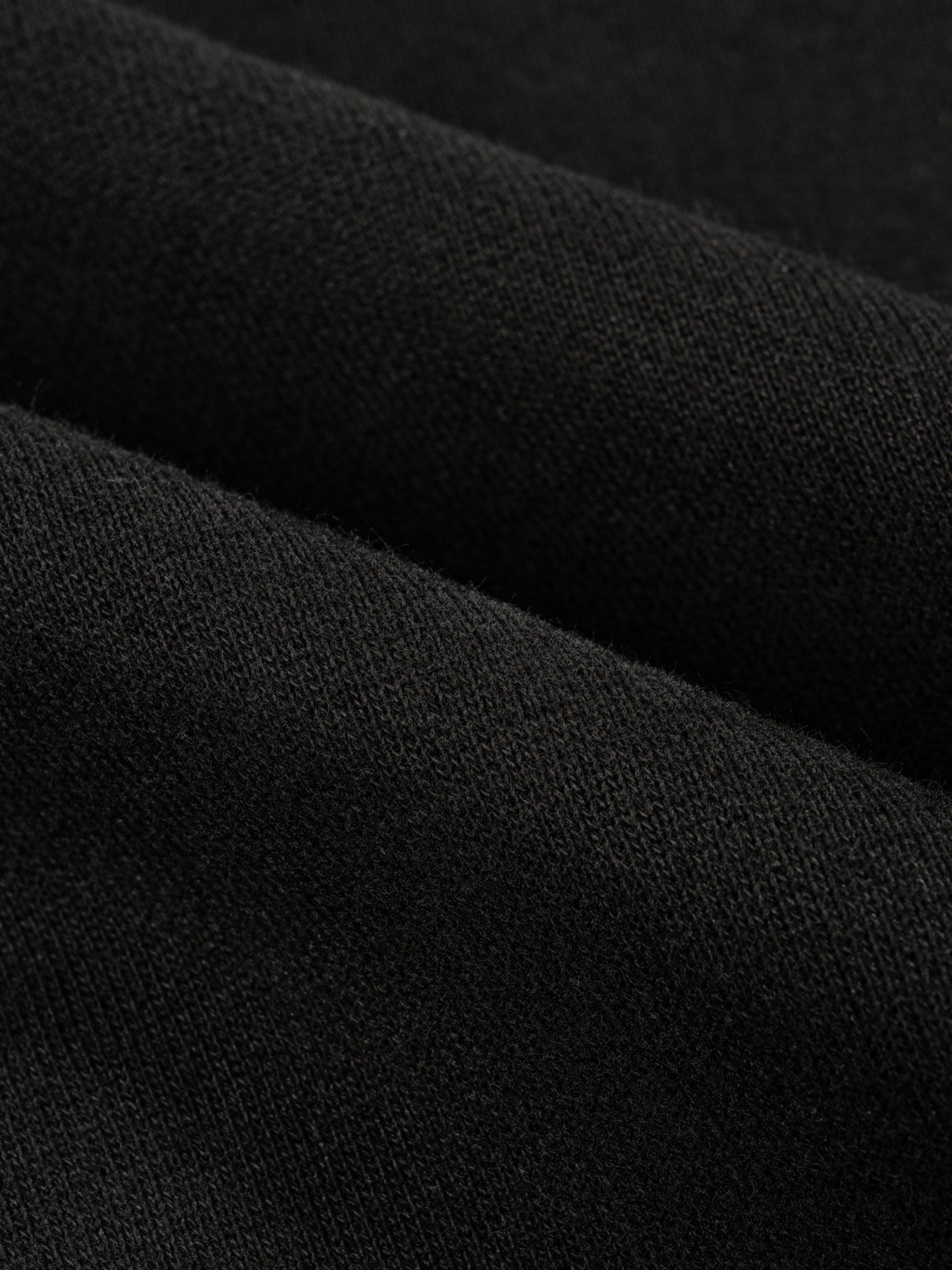 Navy Noir Fleece Drawstring Straight-Leg Sweatpants