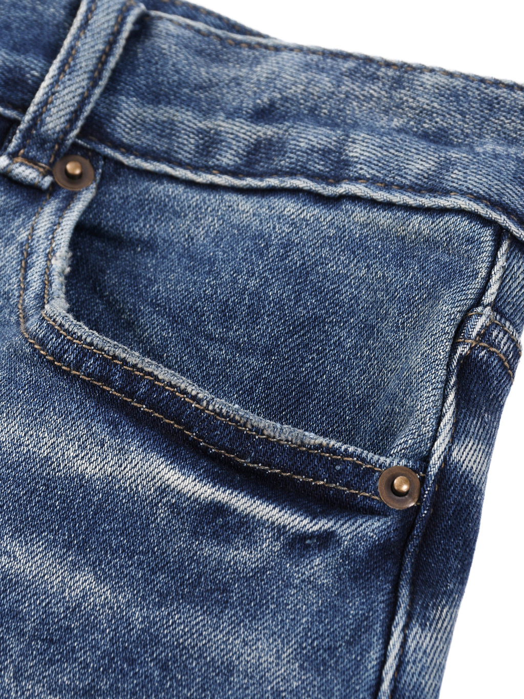 Navy Noir Sun Fade Heavyweight Denim Jeans